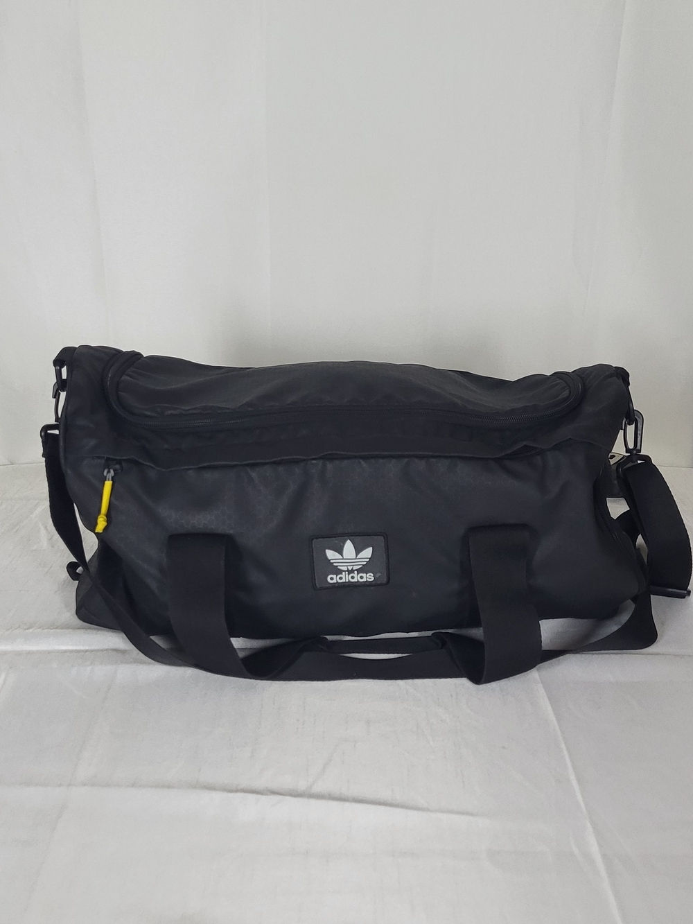 adidas Black Duffel with Blue Int. 4 Pockets